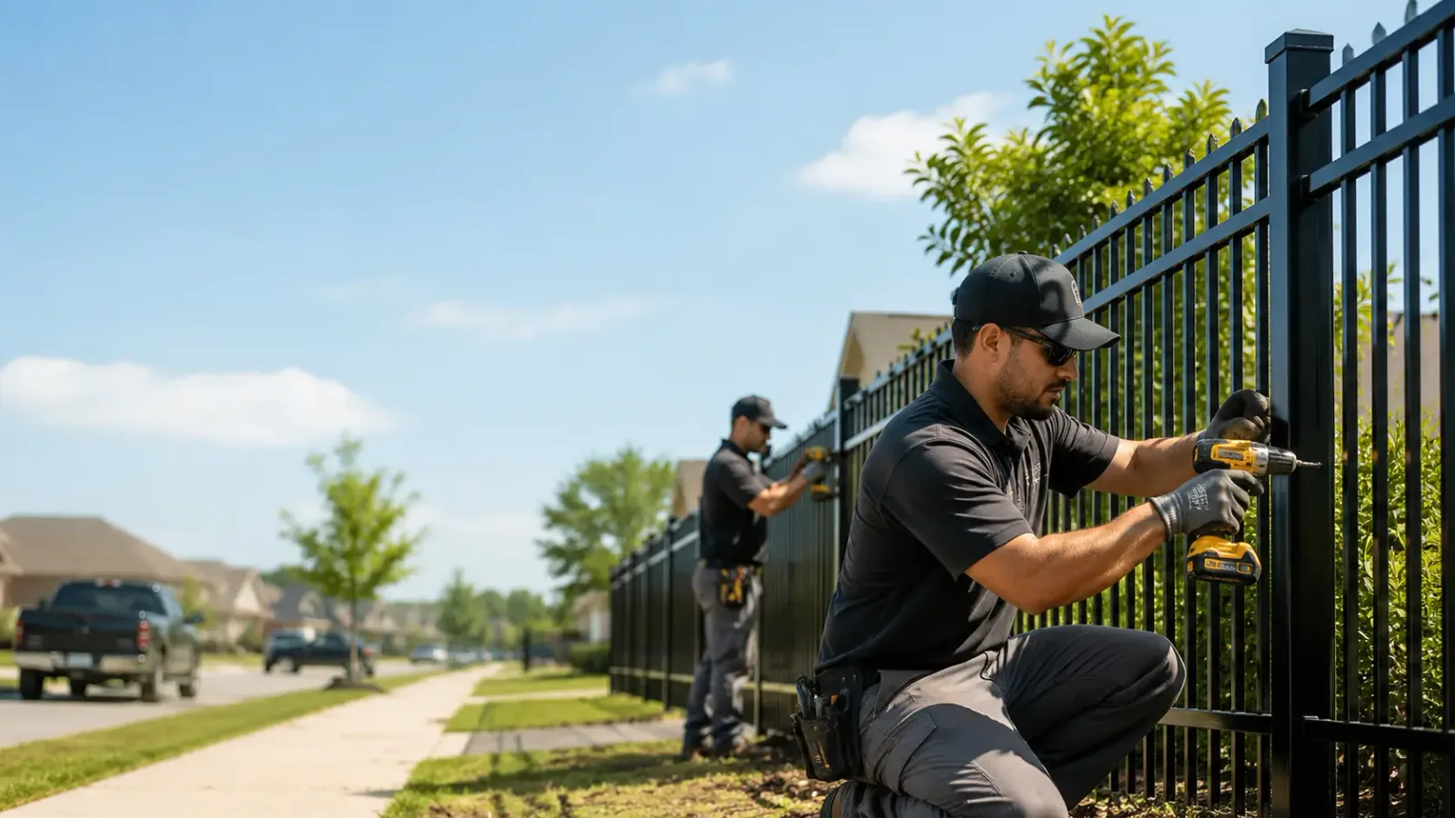 Metal Fence Installation in Westford, MA